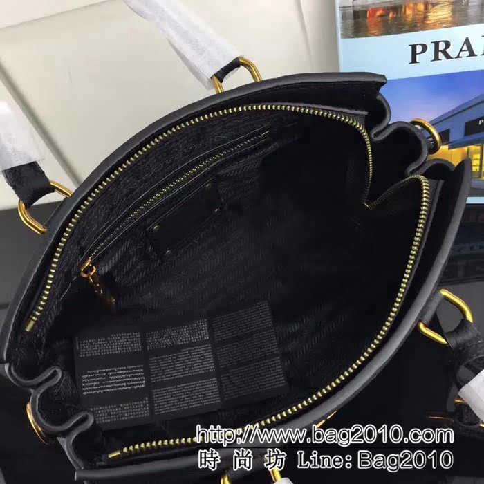 普拉達PRADA原單 最新爆款 1BA106-2原單荔枝紋牛皮 手提肩背包 PHY1539